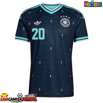 Camisa de Futebol Alemanha Serge Gnabry #20 Equipamento Secundário Mundo 2026 Manga Curta